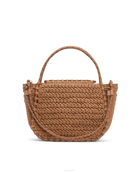 Noodbag Braided Washed Lamb Top Handle Bag Lottusse Collection Natural Accessories L4RH424