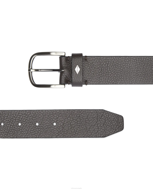 Cinturon Grain Calf Buckle Lottusse Collection Mocha Accessories L4RH437