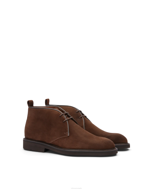 Baltimore Suede Calf Ankle Boots Lottusse Men Brown Footwear L4RH154