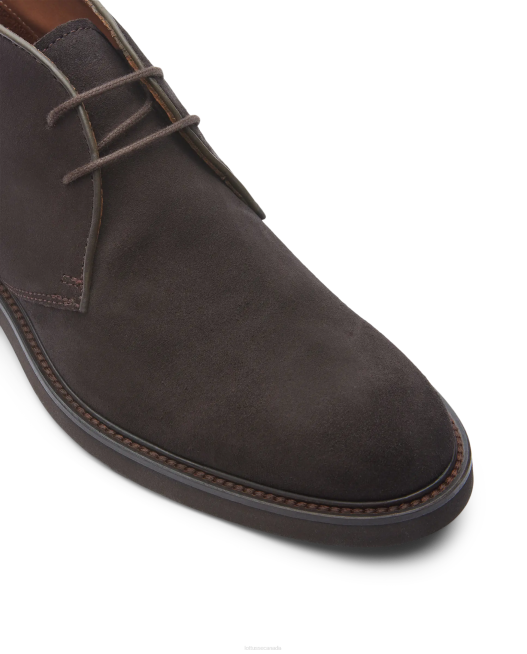 Baltimore Suede Calf Ankle Boots Lottusse Men Mocha Footwear L4RH20