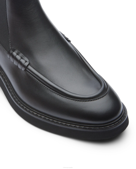 Luca Brush Off Calf Ankle Boots Lottusse Men Black Footwear L4RH172