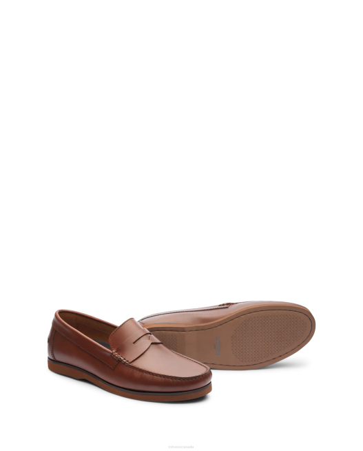 Ocean Wax Calf Boat Shoes Lottusse Men Brown Footwear L4RH104