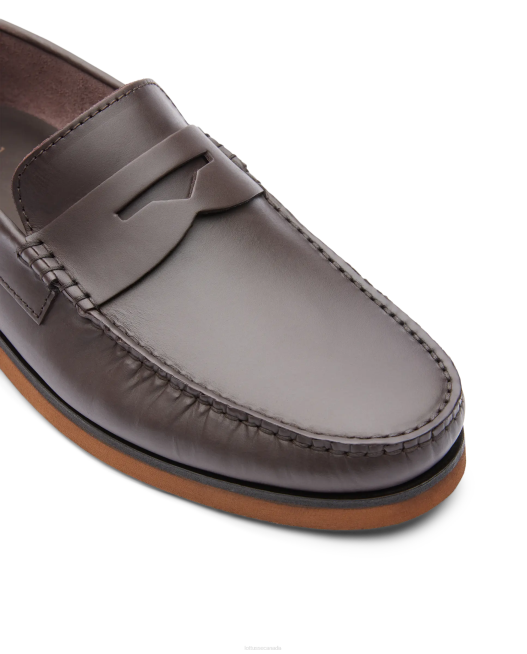 Ocean Wax Calf Boat Shoes Lottusse Men Mocha Footwear L4RH103