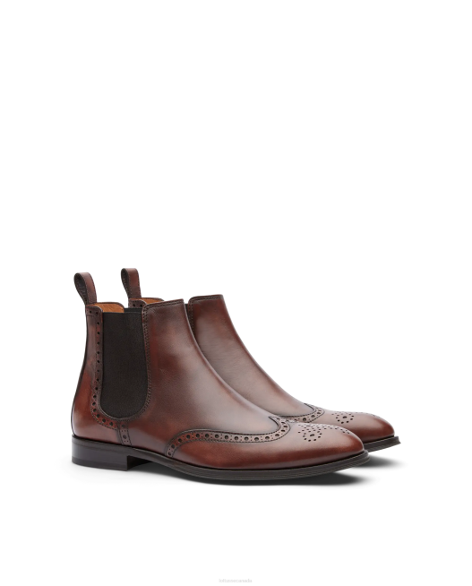 Lenox Brush Off Calf Boots Lottusse Men Brown Footwear L4RH143