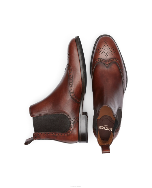 Lenox Brush Off Calf Boots Lottusse Men Brown Footwear L4RH143