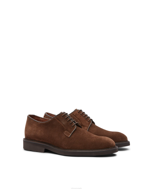 Baltimore Suede Calf Derby Lottusse Men Brown Footwear L4RH150