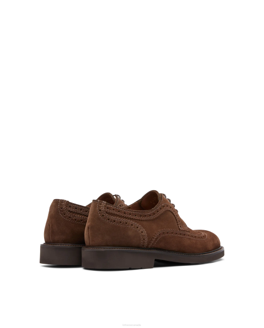 Baltimore Suede Calf Derby Lottusse Men Brown Footwear L4RH158