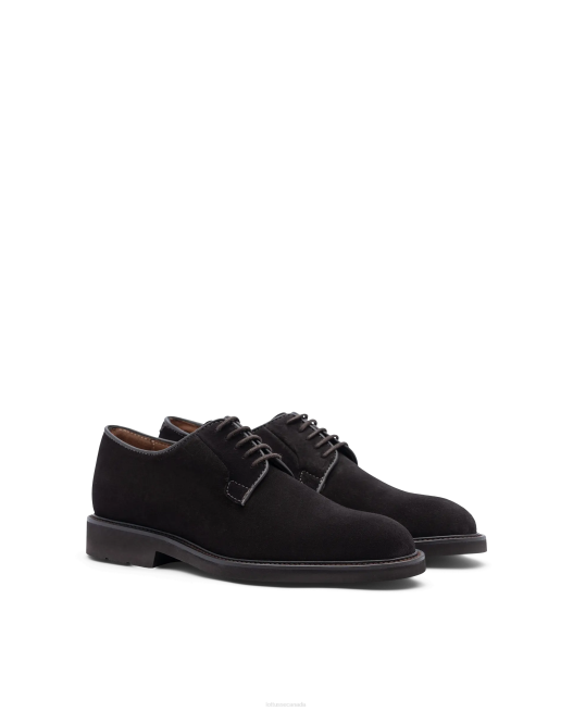 Baltimore Suede Calf Derby Lottusse Men Mocha Footwear L4RH19