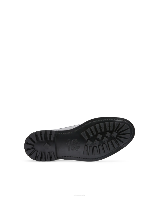 Citrus Crust Anilin Calf Derby Lottusse Men Black Footwear L4RH58