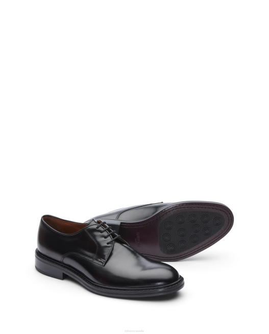 Harrys Bright Calf Derby Lottusse Men Black Footwear L4RH23