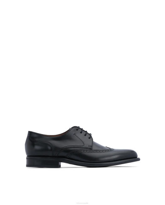 Premium Bright Calf Derby Lottusse Men Black Footwear L4RH42