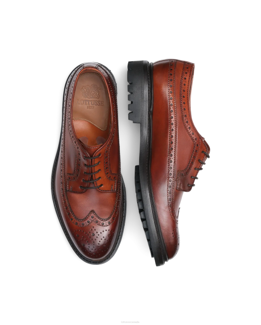 Walton Crust Anilin Calf Derby Lottusse Men Brown Footwear L4RH56