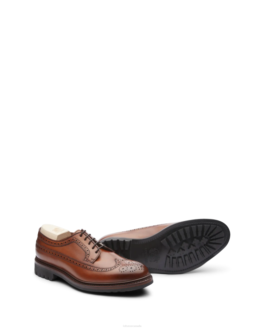 Walton Crust Anilin Calf Derby Lottusse Men Brown Footwear L4RH56
