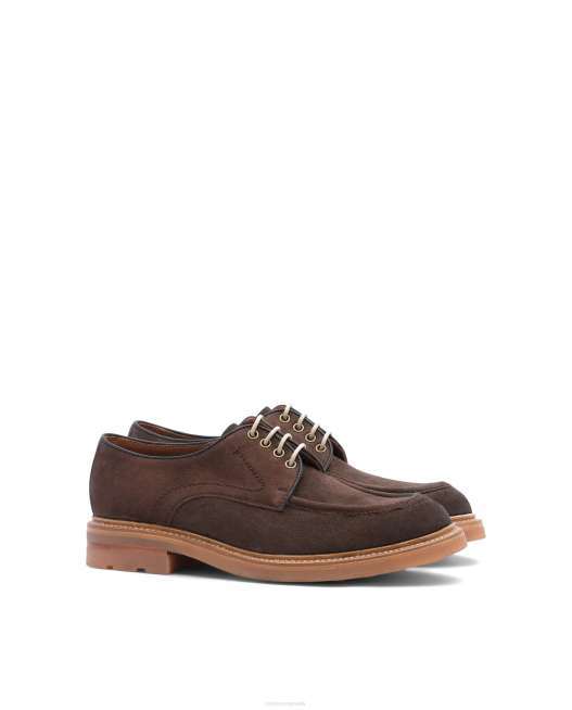 Bonaire Deer Suede Derby Loafers Lottusse Men Mocha Footwear L4RH43