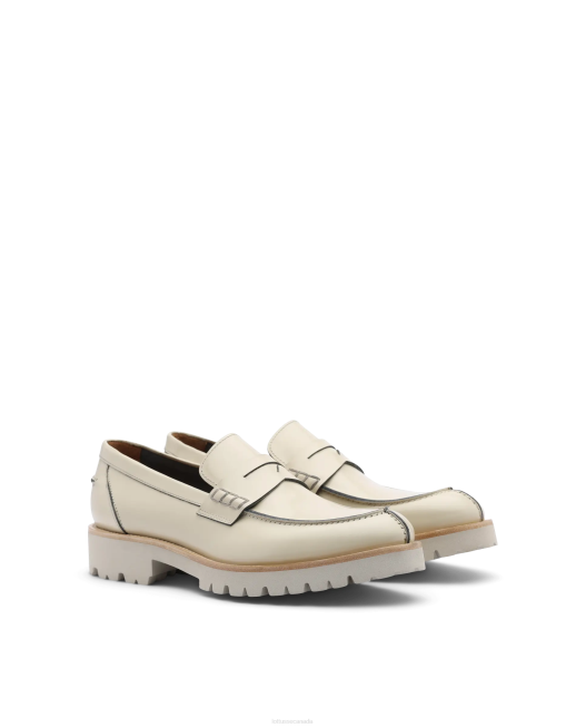 Covent Bright Calf Loafers Lottusse Men Beige Footwear L4RH92
