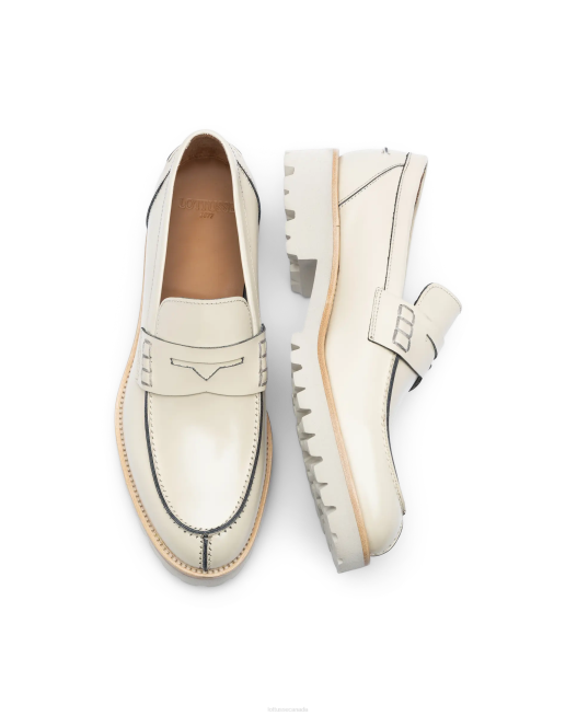 Covent Bright Calf Loafers Lottusse Men Beige Footwear L4RH92
