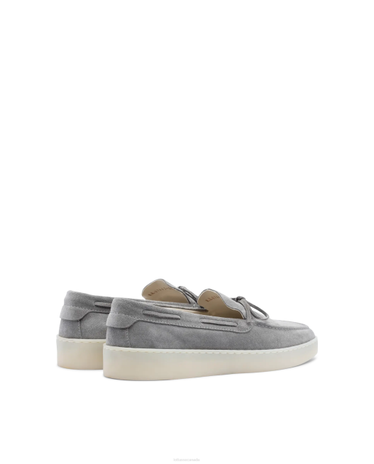Fornells Suede Calf Loafers Lottusse Men Lead Grey Footwear L4RH73