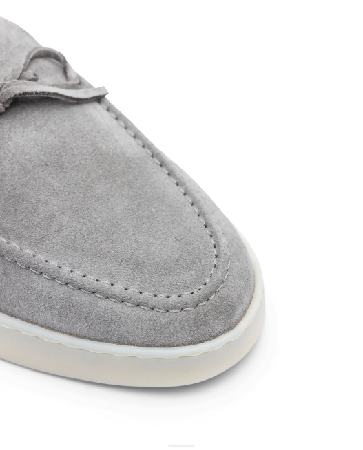 Fornells Suede Calf Loafers Lottusse Men Lead Grey Footwear L4RH73