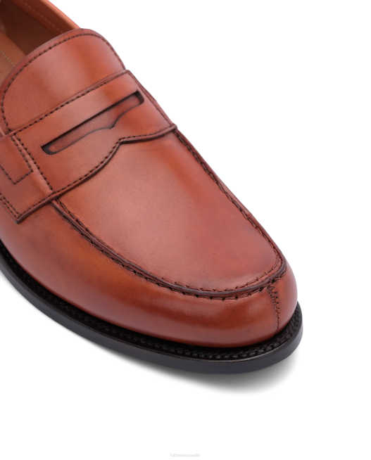 Kingstown Crust Anilin Calf Loafers Lottusse Men Brown Footwear L4RH44