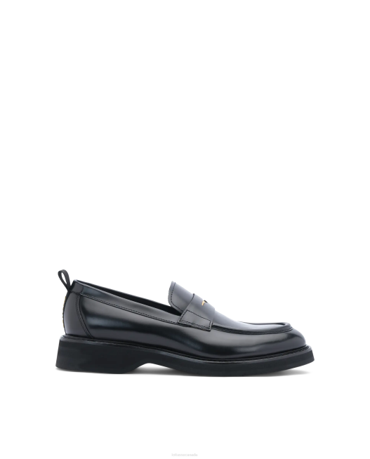 Luca Lamb Soft Loafers Lottusse Men Black Footwear L4RH173