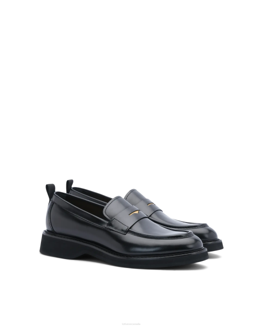 Luca Lamb Soft Loafers Lottusse Men Black Footwear L4RH173