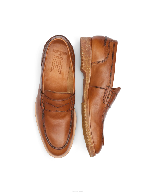 Terra Vaqueta Soft Calf Loafers Lottusse Men Brown Footwear L4RH84