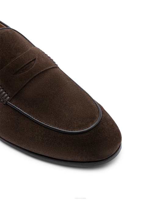 Verona Suede Calf Loafers Lottusse Men Mocha Footwear L4RH77