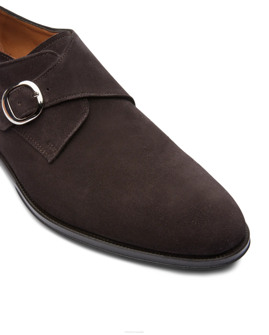 Lenox Suede Calf Monks Lottusse Men Mocha Footwear L4RH141