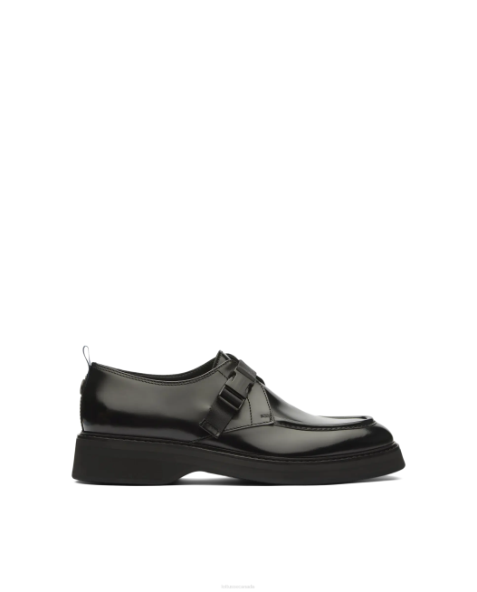 Luca Polished Binder Calf Monks Lottusse Men Black Footwear L4RH171