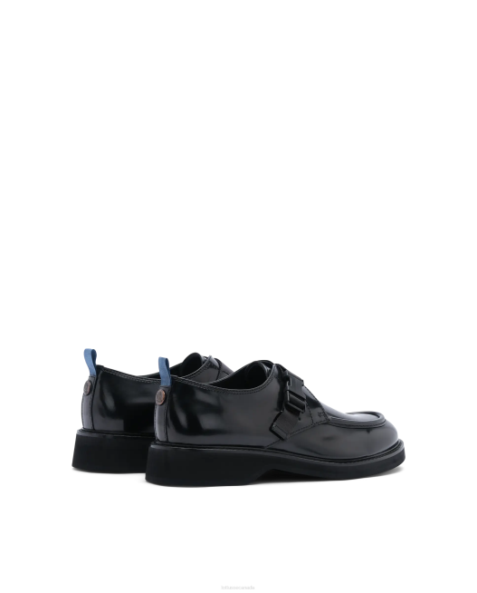 Luca Polished Binder Calf Monks Lottusse Men Black Footwear L4RH171