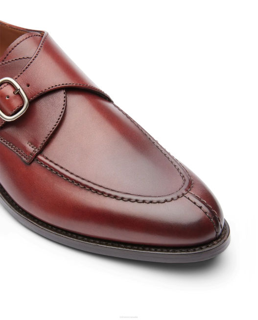 Premium Crust Anilin Calf Monks Lottusse Men Brown Footwear L4RH95