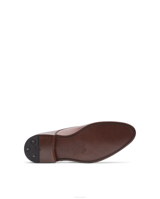Premium Crust Anilin Calf Monks Lottusse Men Brown Footwear L4RH95
