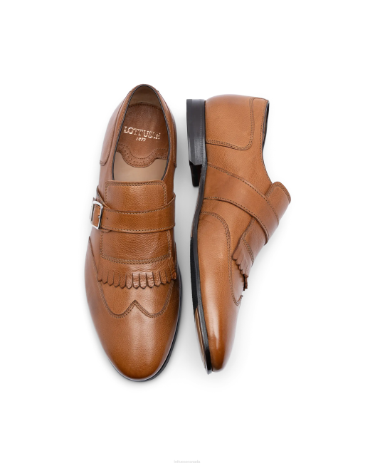Verona Brush off Calf Monks Lottusse Men Brown Footwear L4RH88