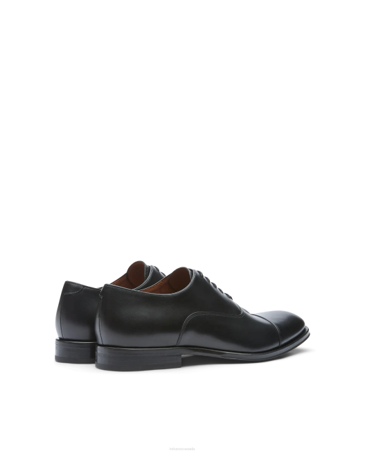 Lenox Brush Off Calf Oxford Lottusse Men Black Footwear L4RH8