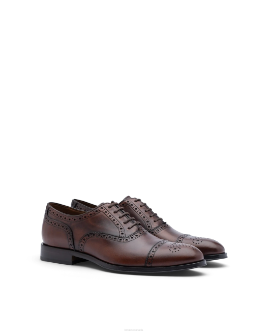 Lenox Brush Off Calf Oxford Lottusse Men Brown Footwear L4RH139