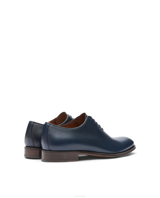 Lenox Brush off Calf Oxford Lottusse Men Marine Blue Footwear L4RH14