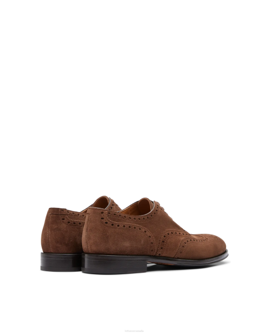 Lenox Suede Calf Oxford Lottusse Men Brown Footwear L4RH140