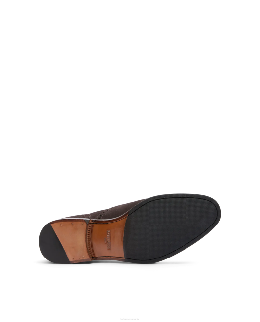 Lenox Suede Calf Oxford Lottusse Men Mocha Footwear L4RH138