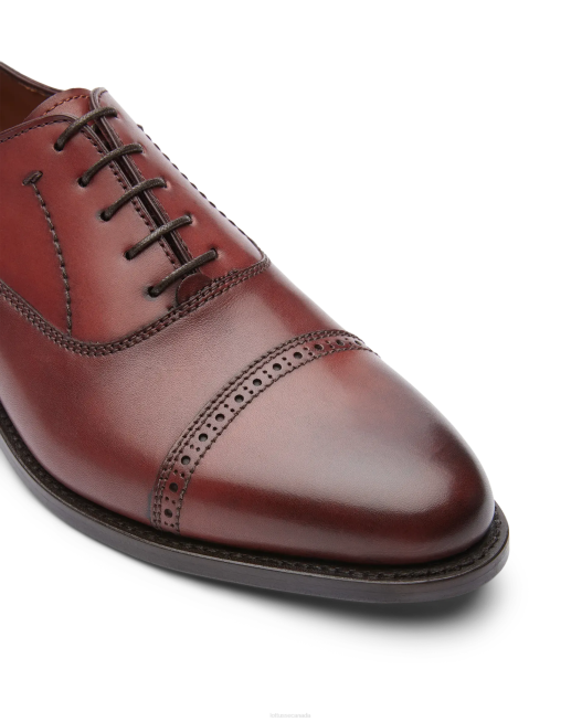 Premium Bordeaux Crust Aniline Calf Oxford Lottusse Men Black Footwear L4RH52