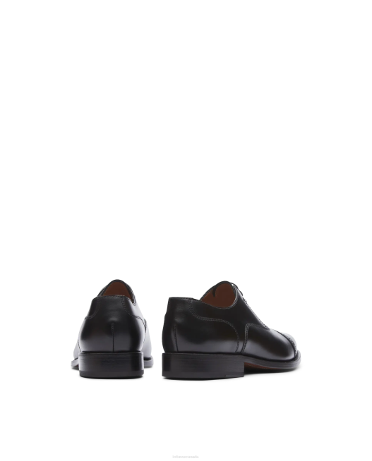 Premium Crust Anilin Calf Oxford Lottusse Men Black Footwear L4RH50