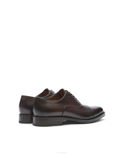 Premium Crust Anilin Calf Oxford Lottusse Men Mocha Footwear L4RH2