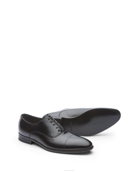 Regent Bright Calf Oxford Lottusse Men Black Footwear L4RH30