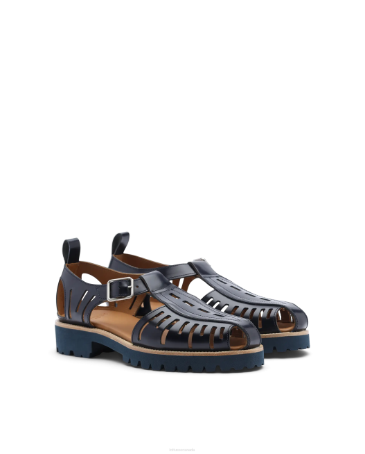 Covent Bright Calf Jelly Shoes Lottusse Men Marine Blue Footwear L4RH94