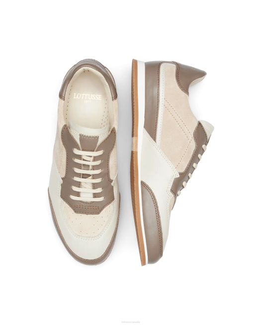 Mancor Soft Calf Sneakers Lottusse Men Taupe Footwear L4RH115