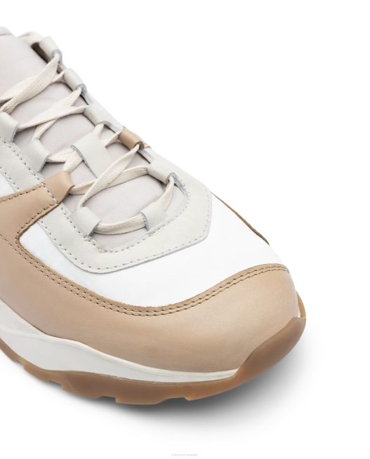 Osaka Multicolour Soft Calf Sneakers Lottusse Men Natural Footwear L4RH120