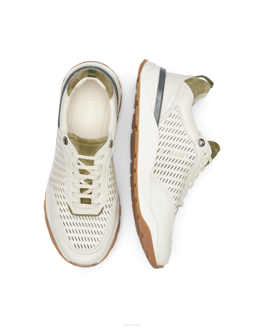 Osaka Soft Calf Sneakers Lottusse Men Off White Footwear L4RH123