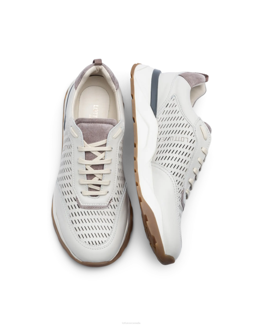 Osaka Soft Calf Sneakers Lottusse Men Off White Footwear L4RH125