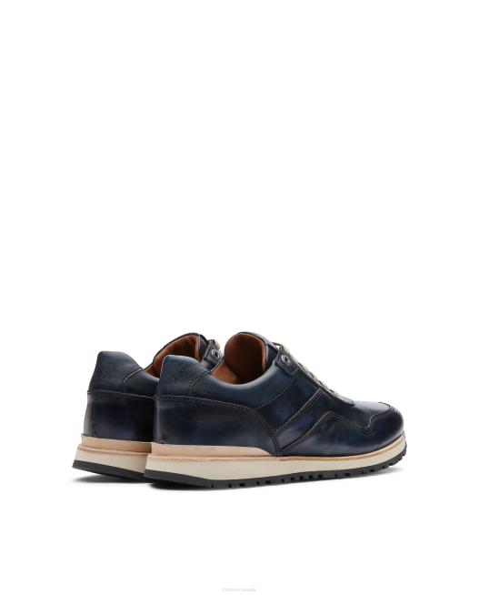 Tokyo Brush Off Calf Sneakers Lottusse Men Marine Blue Footwear L4RH21