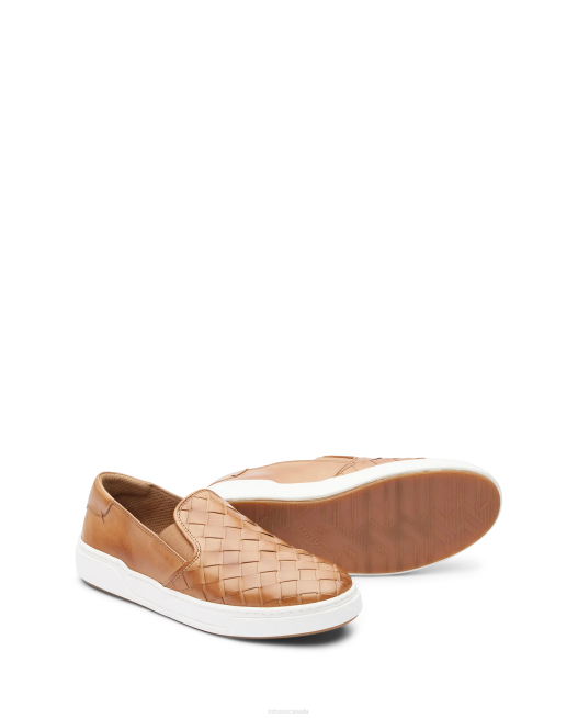 Torino Calf Mesh Leather Sneakers Lottusse Men Natural Footwear L4RH117