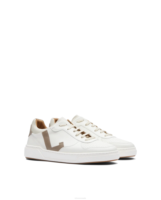 Torino Plain Grain Calf Sneakers Lottusse Men Off White Footwear L4RH192